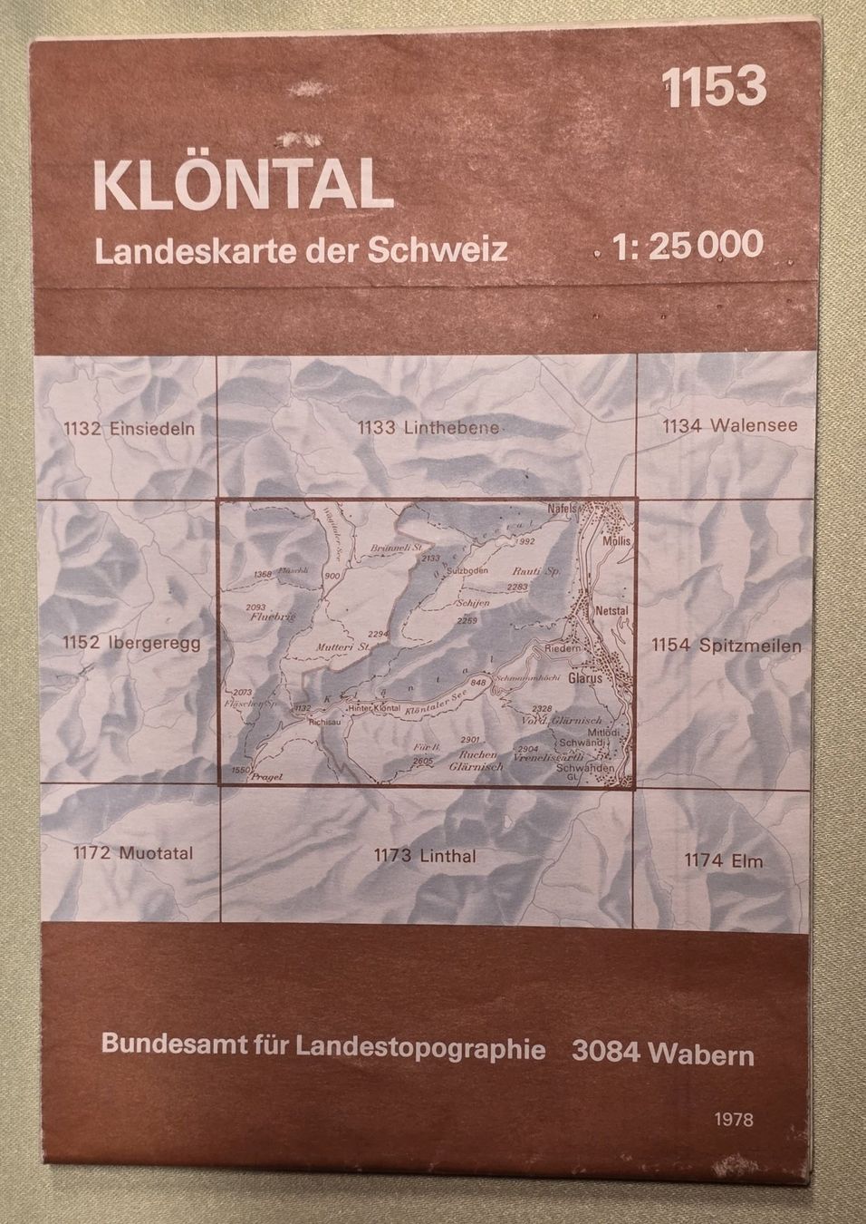 Cartine & Atlanti: 7 Landeskarten Schweiz – Usato da Filzbach venduto da Cschufi 2