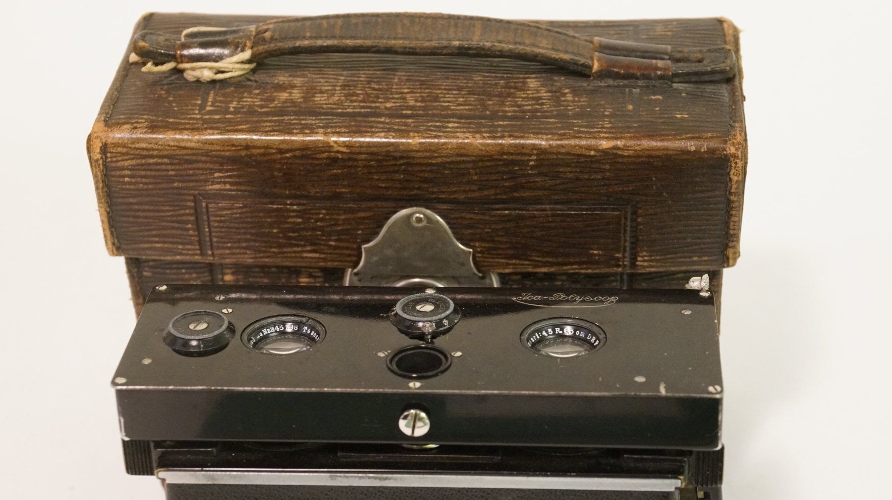 Fotocamera: JCA stereo Polyscop 606/1 mit Wechselkass. und Zeiss Tessar – Usato da Wohlenschwil venduto da steyr185 7