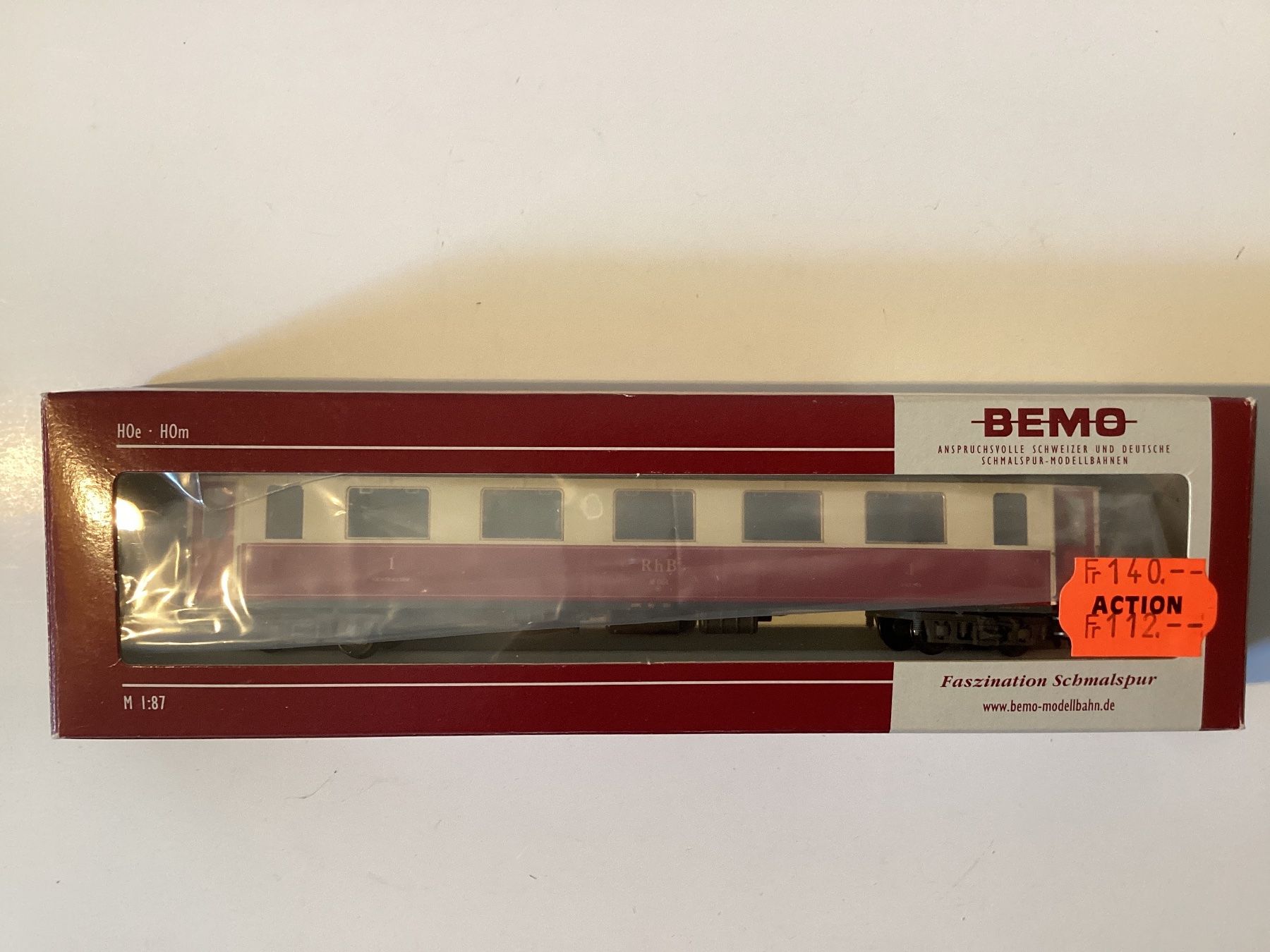 Bemo Modellini di ferrovie: Bemo Salonwagen 3260 RhB 1:87 H0m – Usato da Effretikon venduto da simtek_de