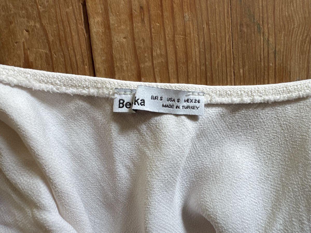 Bershka Kleider: Bershka Sommerkleid Gr.S weiss – Gebraucht aus Mauren von ducducturi 4