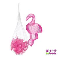 10x sommerliche Dauereiswürfel Flamingo
