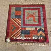 Echter Avantgarde Teppich 95 x 98 cm Sonderpreis    Los 0035
