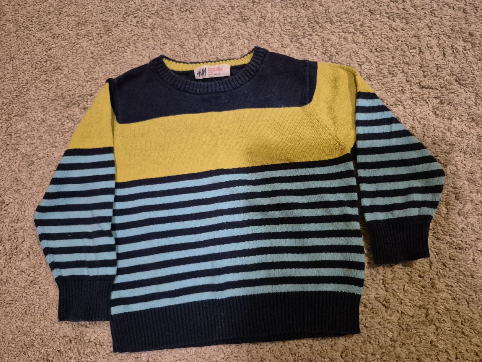 Lotti & Set di vestiti: Set: Latzhose Jeans + Pulli, Grösse 92, Top Zustand! – Usato da Thun venduto da Reb80 4