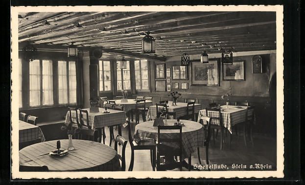 Cartoline postali: Stein a. Rhein, Hotel Sonne, Scheffelstu – Usato da Berlin venduto da bartko-reher