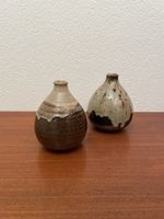 2x schöne kleine Rheinfelden Keramik Vase CH Keramikvase 70s