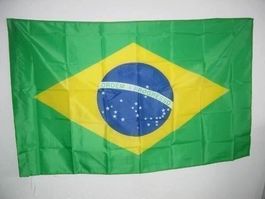 FAHNE VON BRASIL 150 x 90 cm TOP