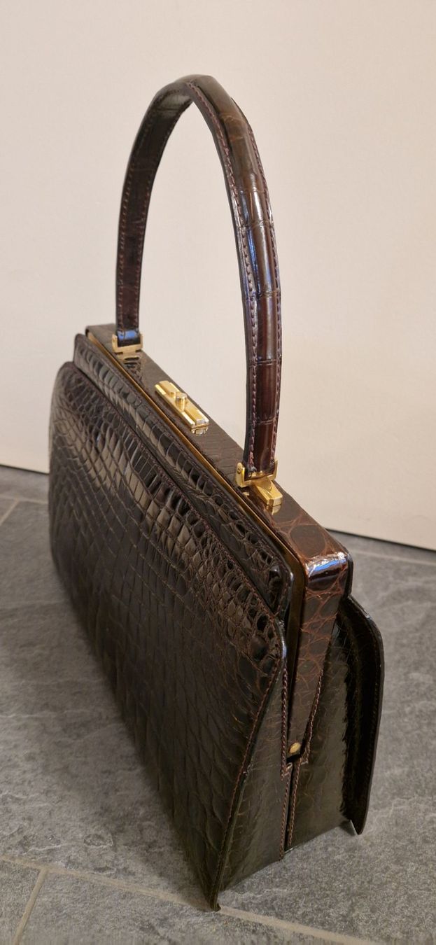 Borse da donna: Vintage echte Krokotasche – Usato da Allschwil venduto da kdf_h5rm 1