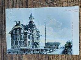 Alte PK / Corseaux s. Vevey - Le College Gelaufen 1919