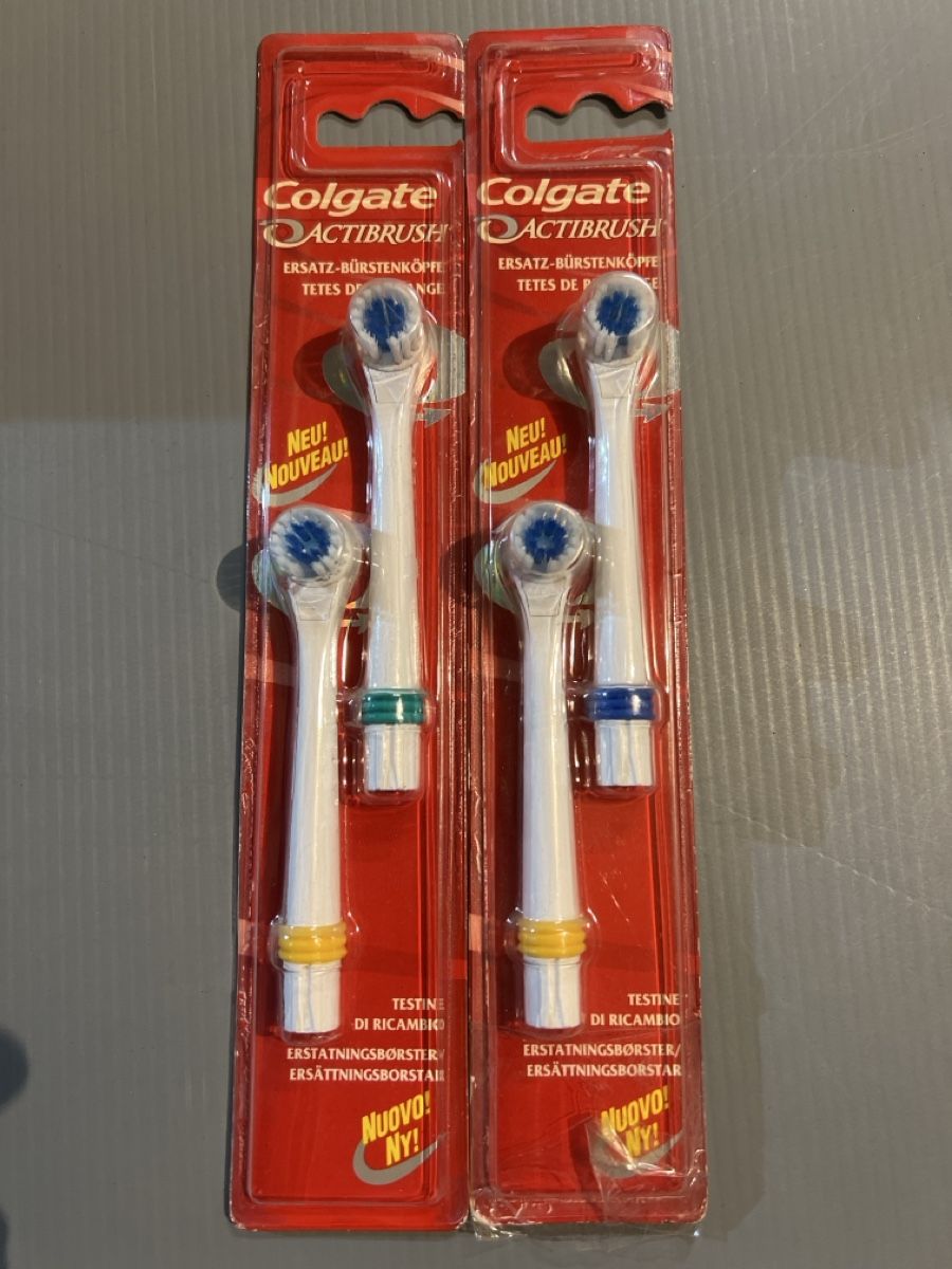 Cura dei denti: Colgate Actibrush Ersatzbuerstenkoepfe 4 Stk NEU – Nuovo e nell'imballaggio originale da Wettingen venduto da Kawasaki987