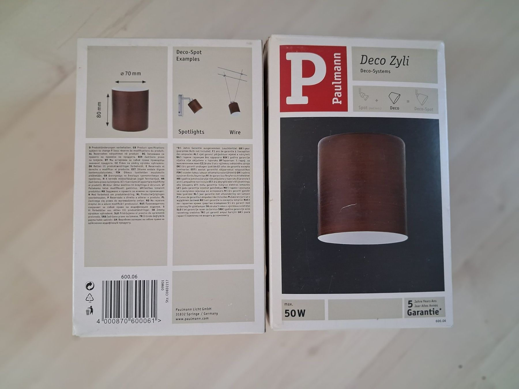 Paulmann Kronleuchter & Deckenlampen: ERSATZ GLAS BRAUN PAULMANN – Neu und originalverpackt aus langnau von Santos1411