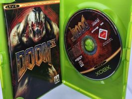 Xbox Doom 3: Jeu d'horreur et d'action! Comme neuf!