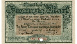 Chemnitz 10 Mark 16.11.1918 VZ++-UNZ