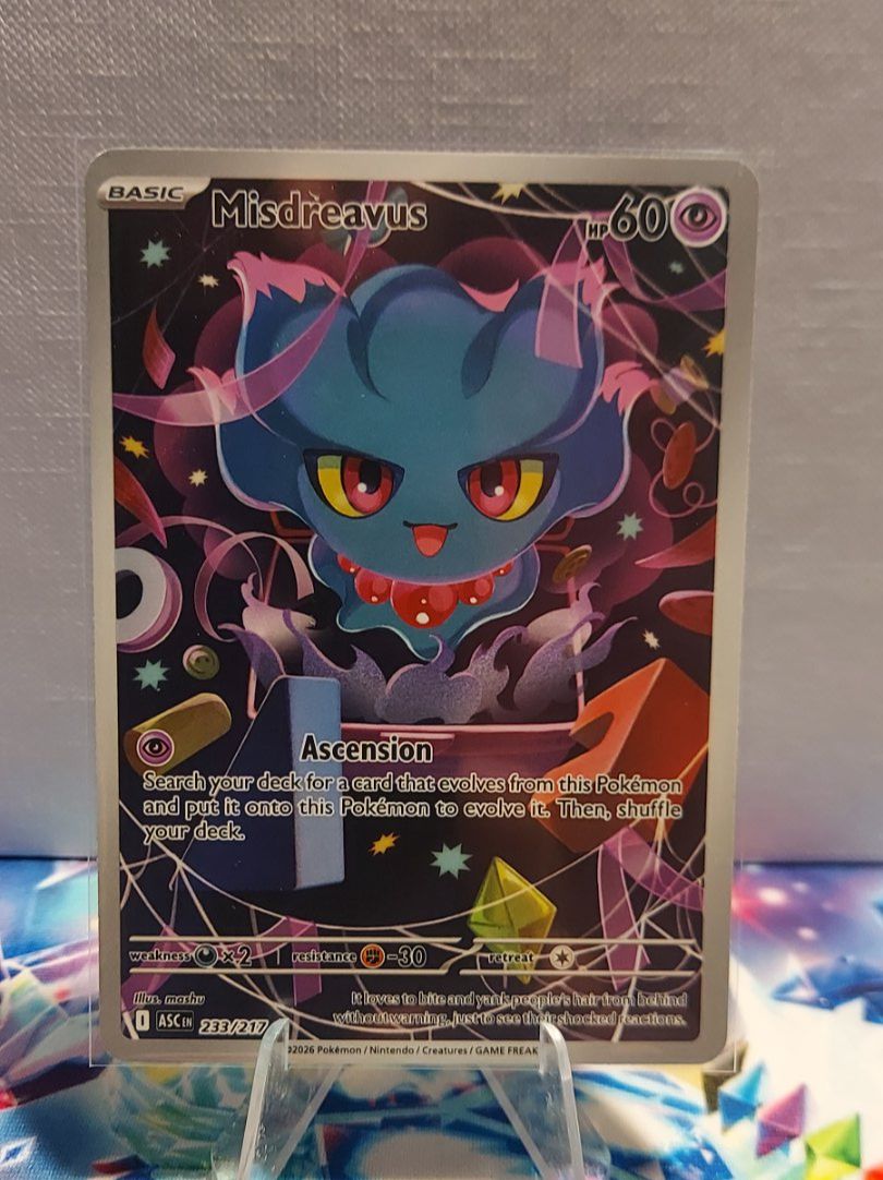 Pokémon Carte collezionabili: Carte Pokémon Misdreavus – Nuovo (secondo la descrizione) da Val-d'Illiez venduto da GGF2385