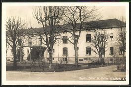 St. Gallen Kantonsspital (Gebäude 2) Fotokarte gelaufen 192?