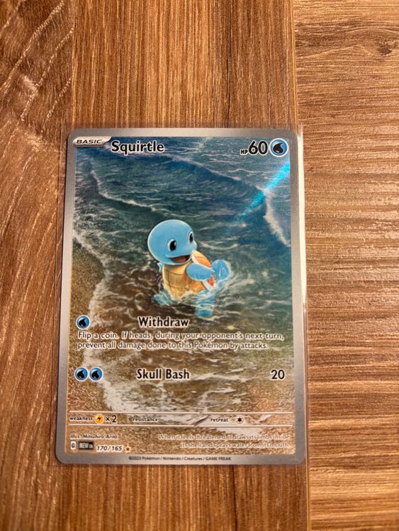 Pokémon Squirtle 170/165 NM 151 (Neu (gemäss Beschreibung)) in ...