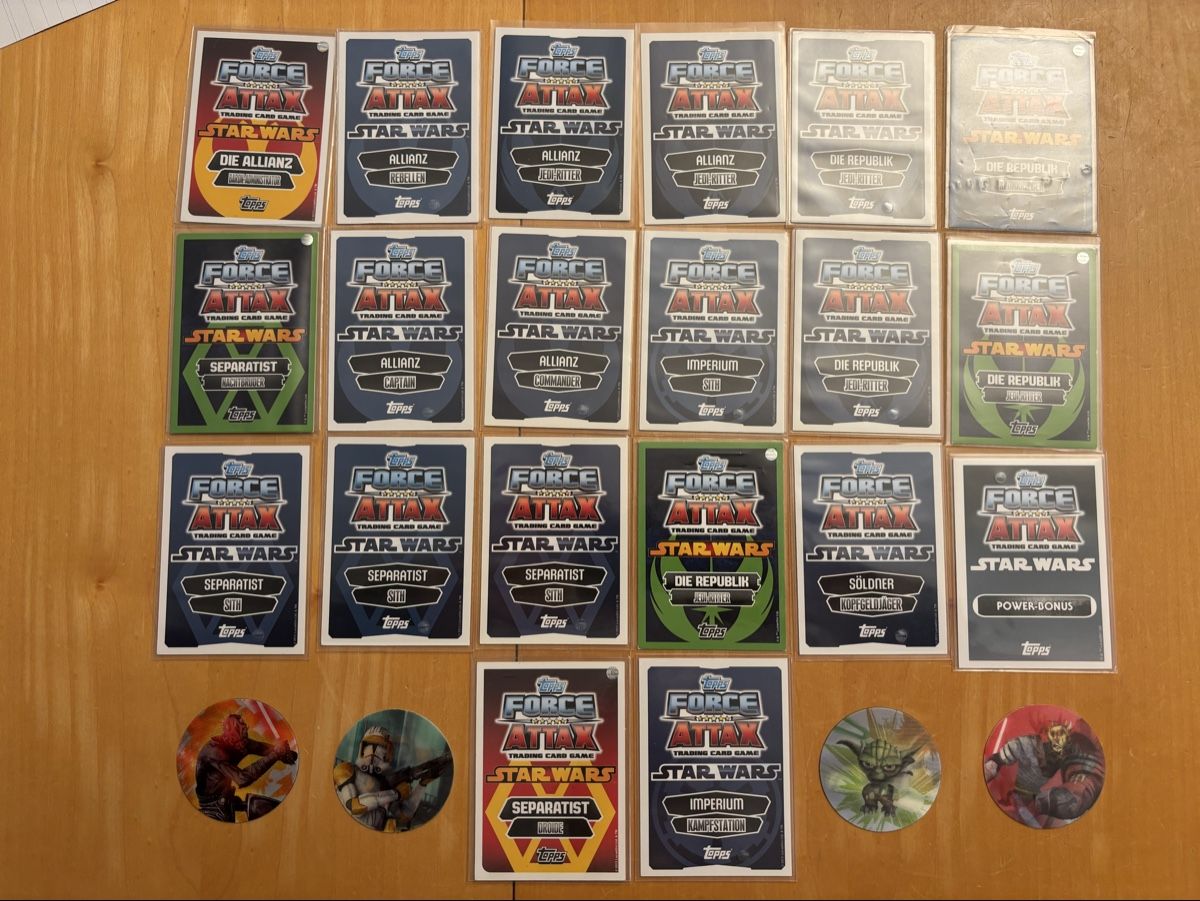 Topps Carte collezionabili: Topps Star Wars Force Attax Karten – Usato da Dättwil AG venduto da indeed22 1