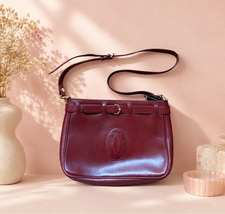 Original Cartier Must de Cartier Schultertasche – Vintage – 