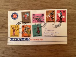 Singapore - schöner Brief 1973