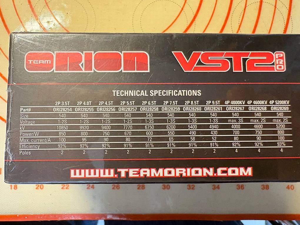 Motori: Team Orion VST2Pro Rennmotor4600KV – Nuovo e nell'imballaggio originale da spreitenbach venduto da starion05 1