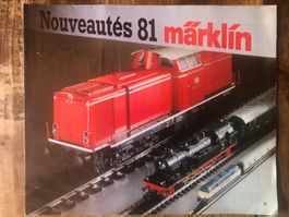 Catalogue Märklin Nouveautés 1981 - F
