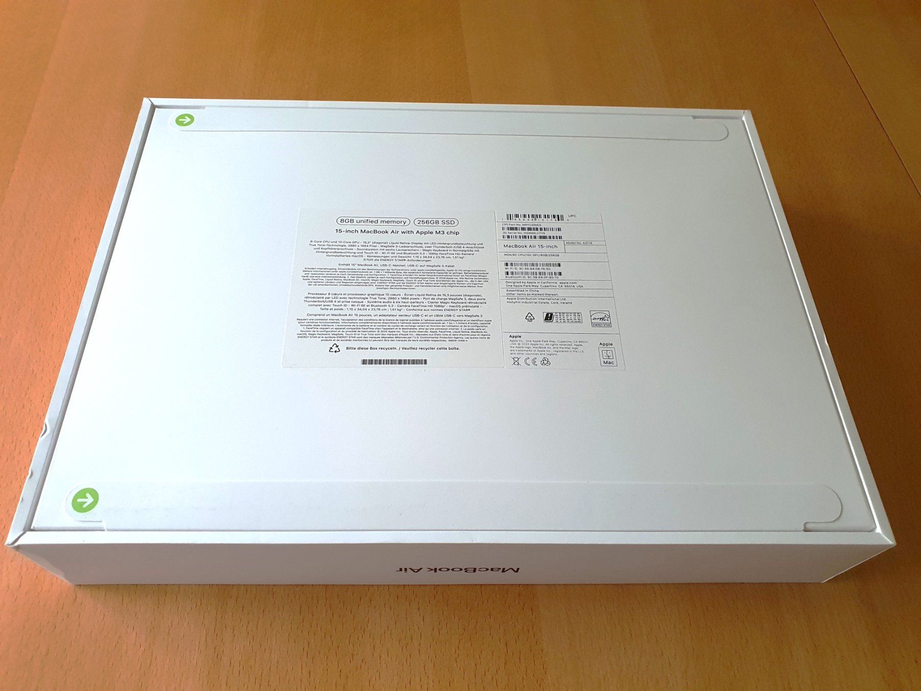Apple Notebook: MacBook Air M3 2024 - 15" NEU – Nuovo e nell'imballaggio originale da Rheinfelden venduto da Astoria91 4