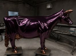 Kuh lebensgroß / Lieferung Schweiz per Spedition / 3D Modell