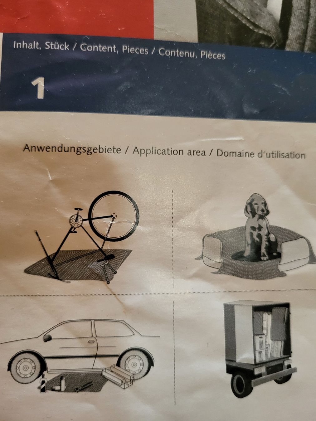 Coperte: 10 X Umzugdecken-Allzwickdecken 130x200cm – Nuovo e nell'imballaggio originale da Riehen venduto da tamola67 3