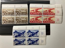 Briefmarken, Flugpost, 10c-30c Serie, gestempelt, Kat.F37-39