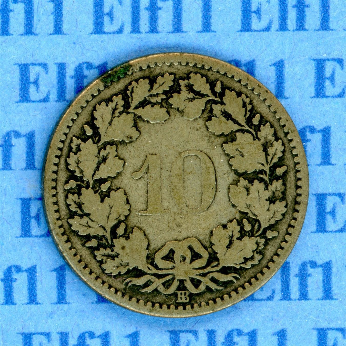 Tutti le monete: CHF___0.10 1851 -ss 10 Rappen – Usato da Widnau venduto da Elf11 1