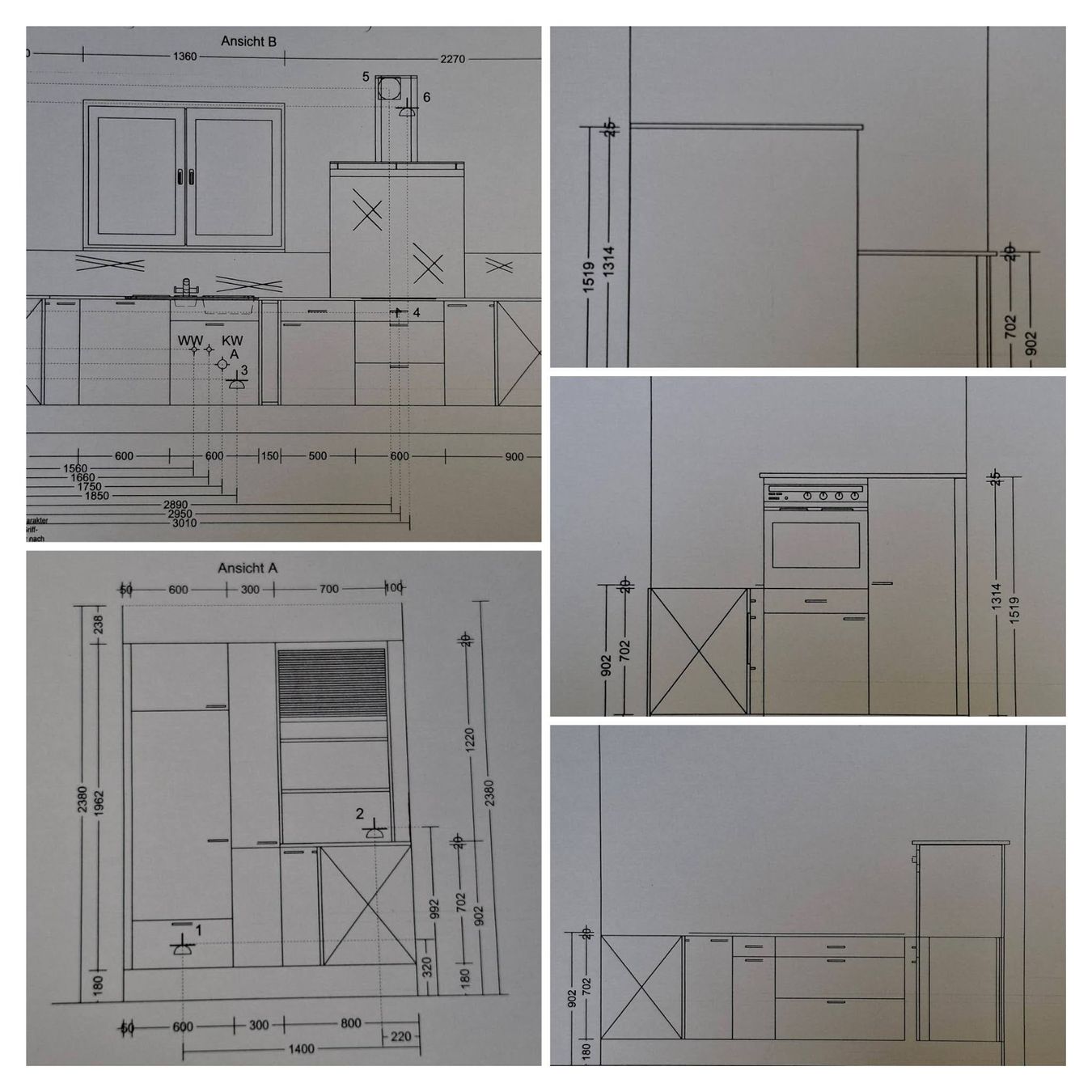 Cucine complete: Einbauküche mit Geräten – Usato da Seengen venduto da Ombre03 9
