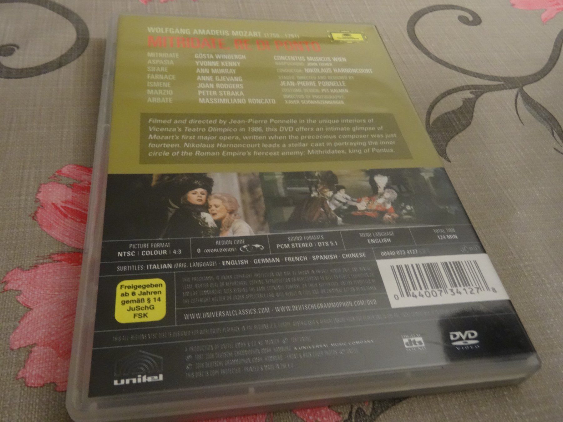 Alle DVDs: Mozart - Mitridate - Harnoncourt OPER DVD – Gebraucht aus Olten von Disc-Ausverkauf 2