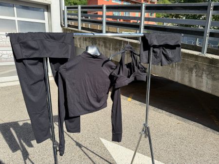 4-teiliges Langarm-Jacken-Kombinations-Yoga-Set für Damen XL