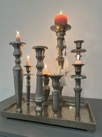 Kerzenständer Tablett für 8 Kerzen