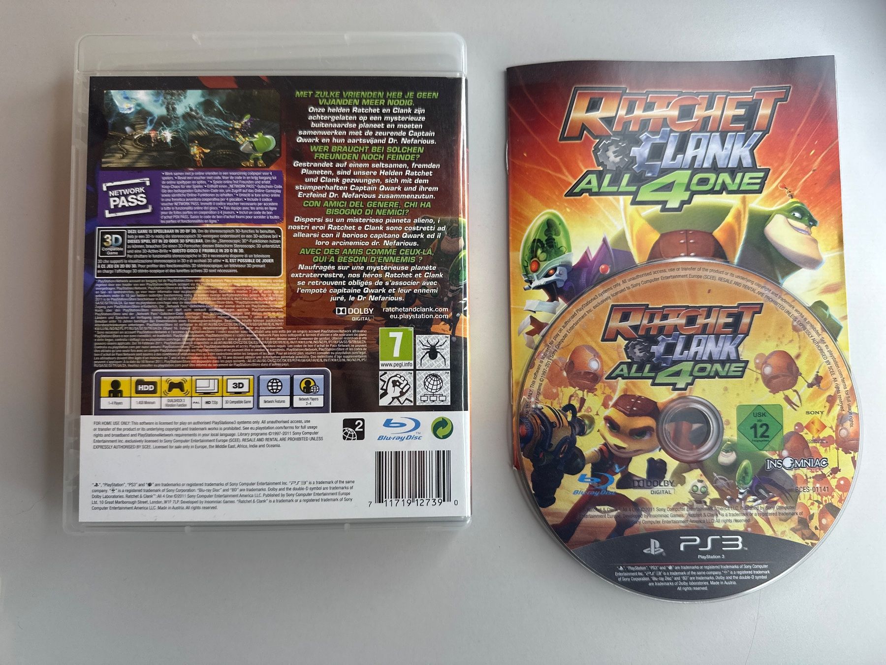 Sony Giochi: Ratchet & Clank all 4 one - PS3 – Usato da St.gallen venduto da taduz 1