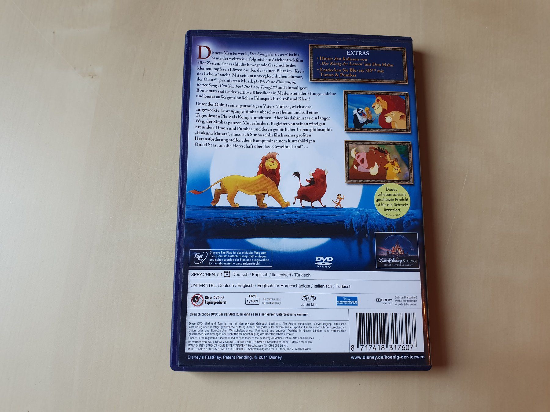 Alle DVDs: der König der Löwen – Gebraucht aus Stansstad von collectorsshop 1