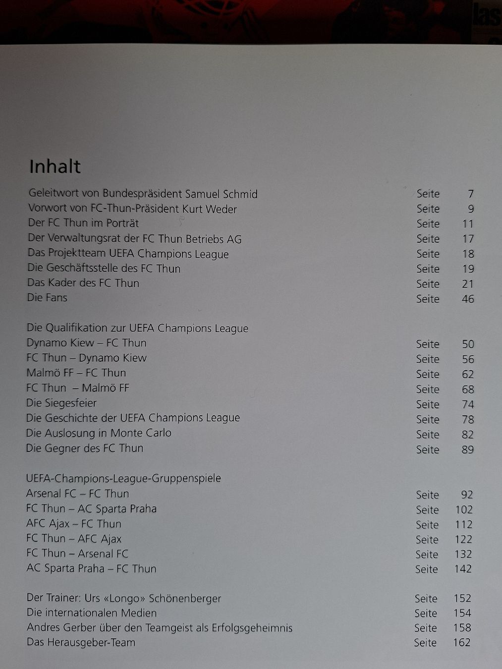 Livres: FC Thun Buch von  2005 – D'occasion à Schwanden Sigrisw par cadieux71 3