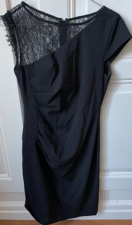 Calvin Klein Business Cocktail Kleid mit Spitze wie Max Mara