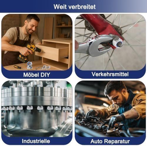 Ferramenta: 252 Stück Sortiment an Sicherungsmuttern – Nuovo e nell'imballaggio originale da Hundwil venduto da pak_b5sl 5