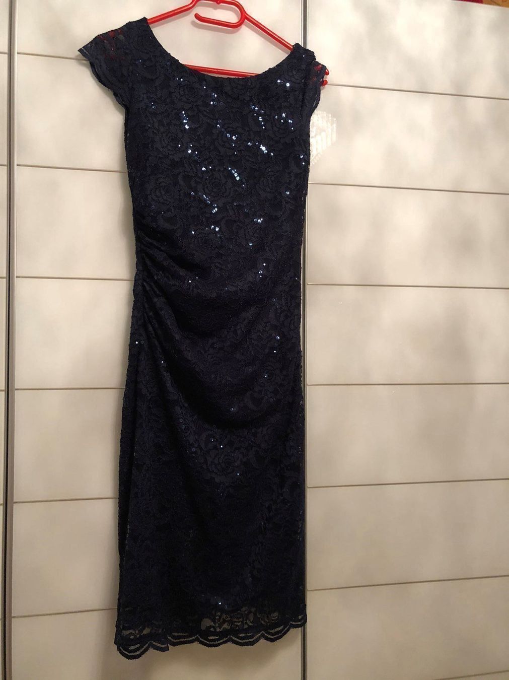 Vestiti: Cocktailkleid mit Pailletten blau – Nuovo (secondo la descrizione) da Staufen venduto da GiuliettaD 6