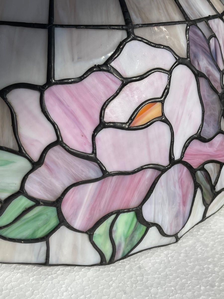 Lampadari & plafoniere: Floral Rose: Deckenleuchte im Tiffany Still – Usato da Luzern venduto da Fabian_Ni 1