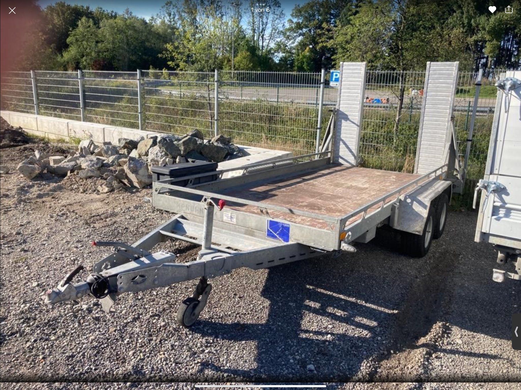 Anhänger: Baggeranhänger Schmid GTA 350 SK – Gebraucht aus Wolfhausen von da_wintschi59 1