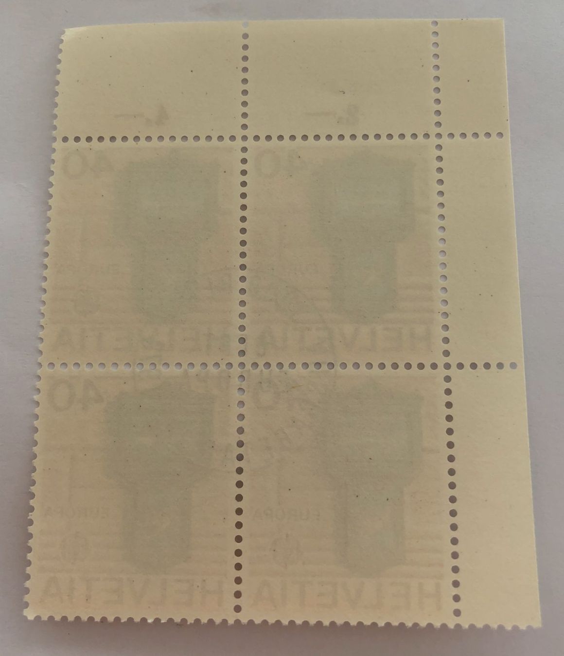 Tutti i francobolli: CH 4 er Block mit Vollstempel     – Usato da Aarau venduto da Billa007 1