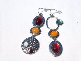 Ohrhänger im Patchwork-Design, Boho Style /neu