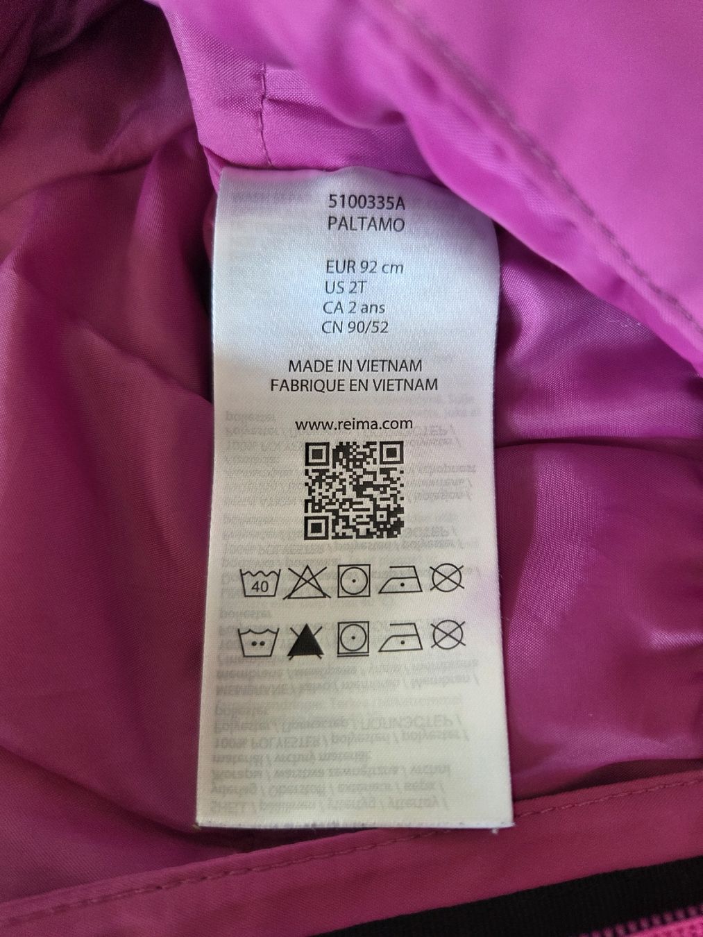 Completi: Reima Winter Overall, Grösse 92, Pink – Usato da Meilen venduto da Cein 3