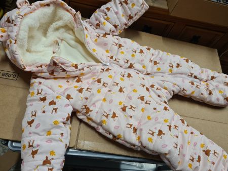 Baby Kuschel Winteranzug gefüttert, 62