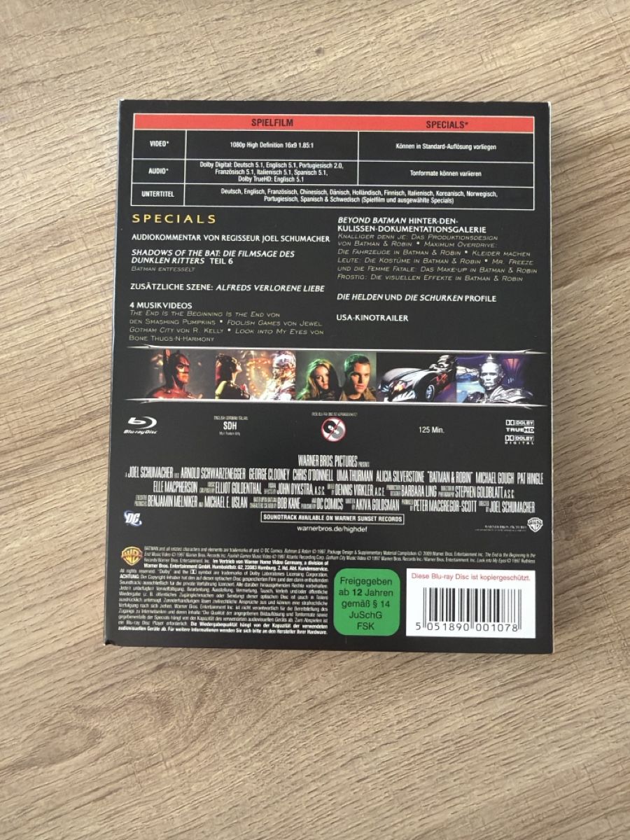 Tutti i DVDs: Batman & Robin (1997) BluRay – Usato da Hagendorn venduto da masterchieff 1