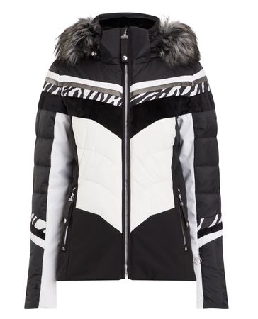 McKinley Skijacke Damen schwarz/weiss zebra - S/M - wie NEU!