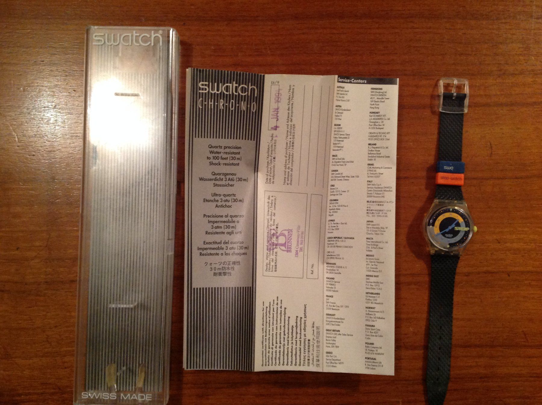 Swatch Uhren: vintage swatch - stop-watch – Gebraucht aus Vuiteboeuf von broticaire 1