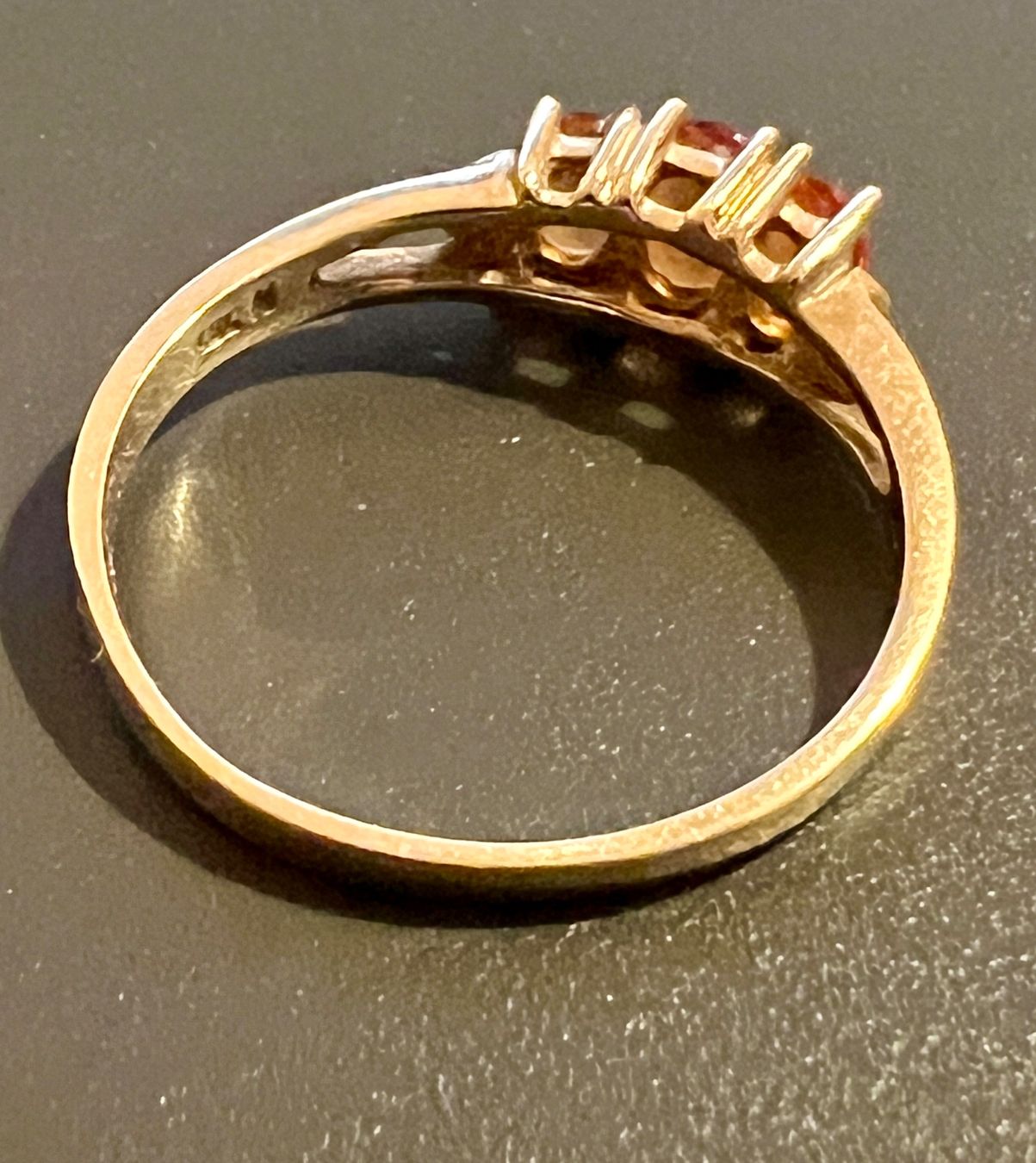 Anelli: Gold-Ring 14K mit Citrin oder Feueropal – Usato da Chur venduto da Penting1935 3