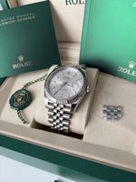 Neuwertige Rolex Datejust 41 Silver 2025